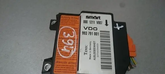 Smart ForTwo I Airbag control unit/module 0001211V007 993791001
