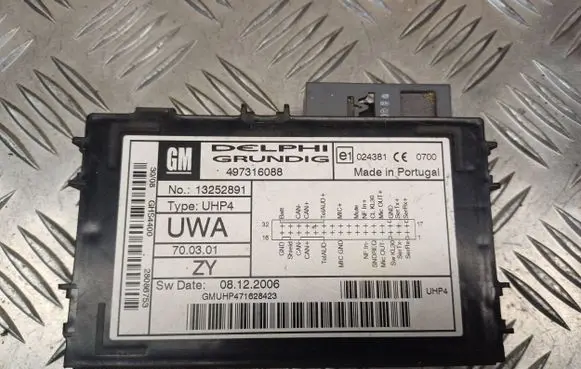 Opel Astra H Bluetooth control unit module 13252891 497316088