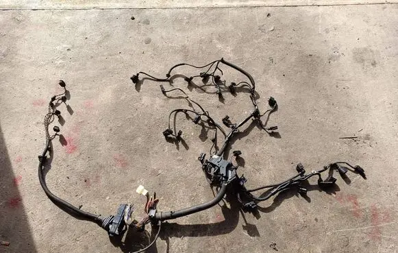 Engine installation wiring loom