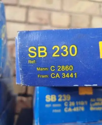 Audi 80 90 S2 B4 Air filter CA3441 C2860 SB230