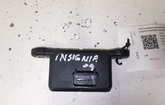 Opel Insignia A ESP acceleration yaw rate sensor 13505725 10170107253
