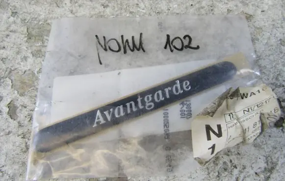 Mercedes-Benz C W203 Fender model badge letters A2118174820