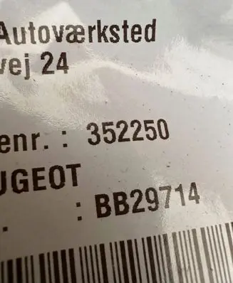 Peugeot 508 Exhaust flexible connection 352250