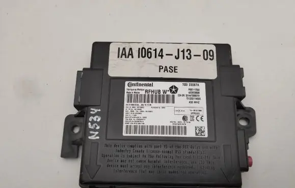 Dodge Durango Keyless (KESSY) go control unit/module 68211125AE