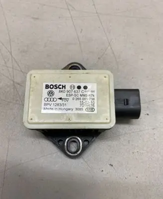 Audi A4 S4 B8 8K ESP acceleration yaw rate sensor 8K0907637C 7019676 0265005738