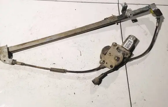 Sliding door window regulator with motor