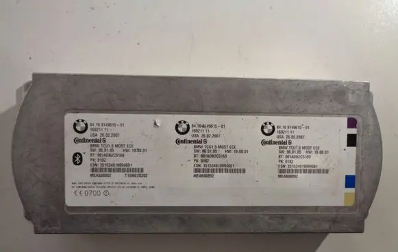 BMW 5 E60 E61 Bluetooth control unit module 9149615