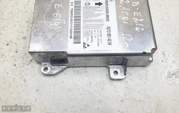 Mercedes-Benz E C207 W207 Airbag control unit/module a2129014204