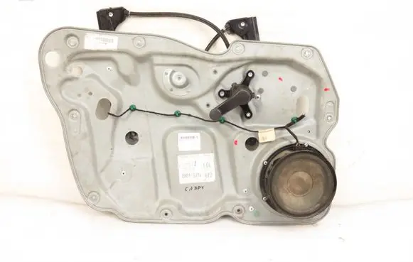 Volkswagen Caddy Front door manual window regulator 1T0971120AC