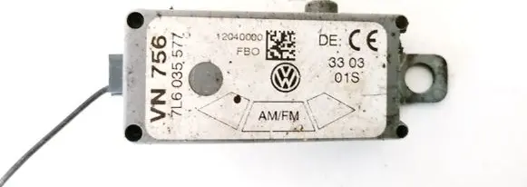 Volkswagen Touareg I Antenna control unit 7L6035577