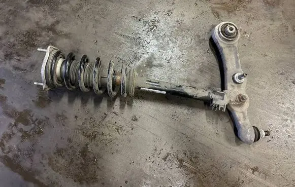 Mercedes-Benz C W205 Front shock absorber with coil spring A2053201813
