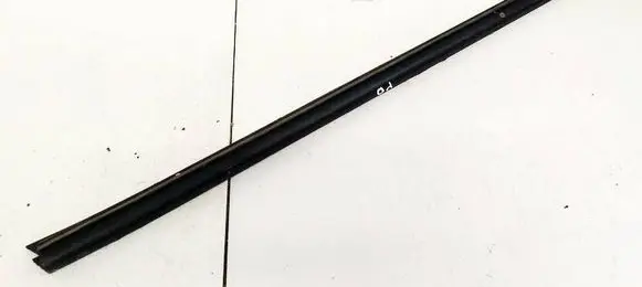 Front door glass trim molding