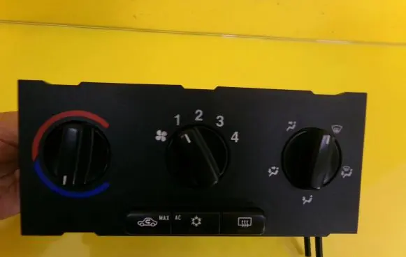 Opel Zafira A Climate control unit 90673 90673328