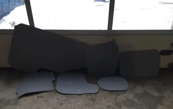 Ford Courier Trunk/boot side trim panel