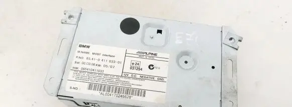 BMW 5 E60 E61 Other control units/modules 6541041103301 65.41-0411033-01