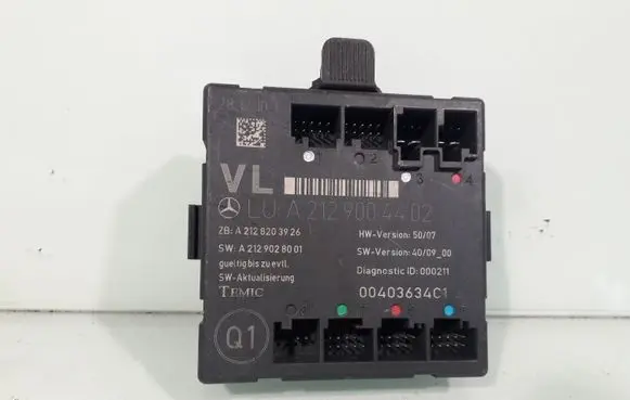 Mercedes-Benz C W204 Door control unit/module A2129004402