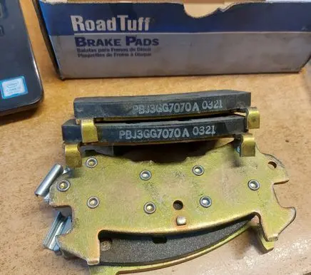 Chevrolet Lacetti Brake pads (rear) PMD154