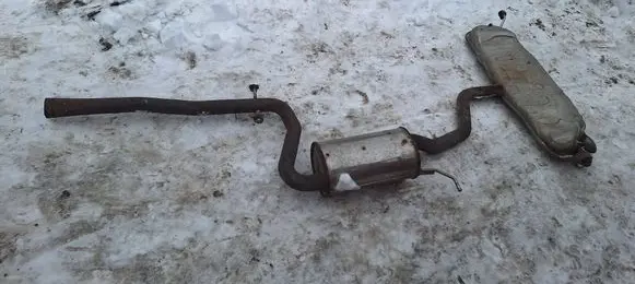 Volkswagen Touran I Muffler/silencer 