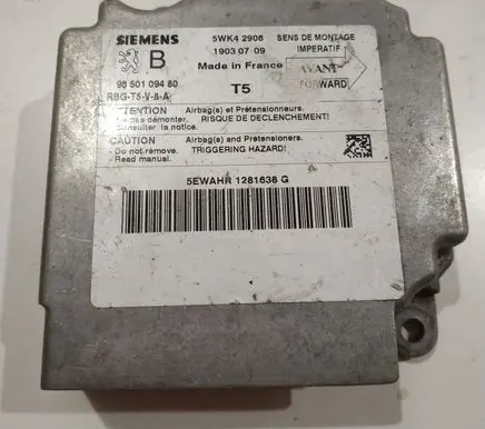 Peugeot 307 Airbag control unit/module 9650109480 5WK42908