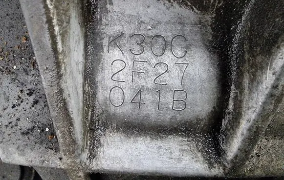 KIA Rio Manual 5 speed gearbox K30C