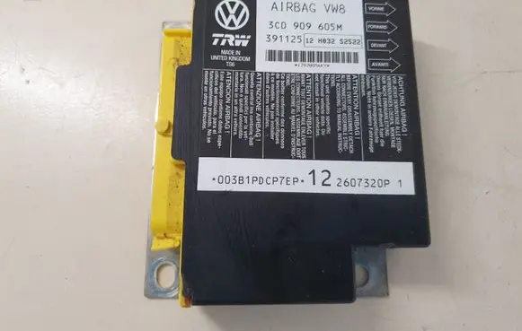 Volkswagen PASSAT B6 Airbag control unit/module 3C0909605M