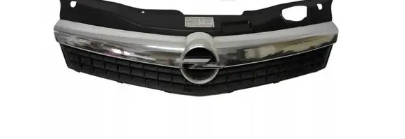 Opel Astra H Front bumper upper radiator grill 13247083