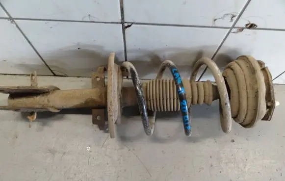 Renault Laguna II Rear shock absorber with coil spring 
