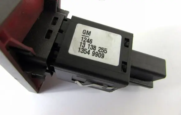 Opel Signum Hazard light switch 13138255