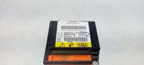 Peugeot 607 Airbag control unit/module 9640341180