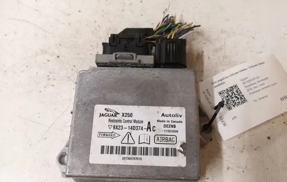 Jaguar XF X250 Airbag control unit/module 9X2314D374