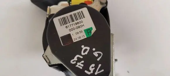 Skoda Superb B6 (3T) Rear seatbelt 3T9857448