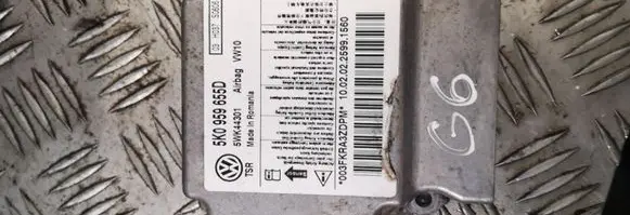 Volkswagen Golf VI Airbag control unit/module 5k0959655d
