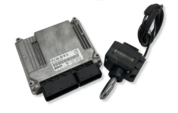 Mercedes-Benz CLK A209 C209 Engine ECU kit and lock set 2095453308 A6461505091