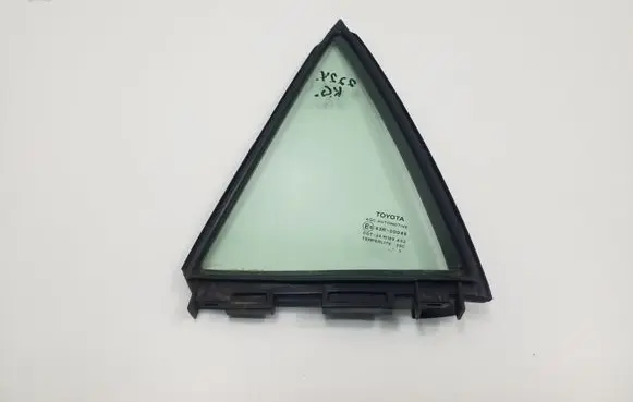 Rear vent window glass