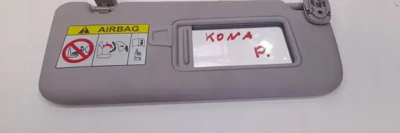 Hyundai Kona I Sun visor