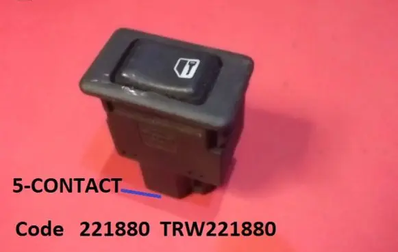 Nissan Primera Central locking switch button 221880 TRW221880