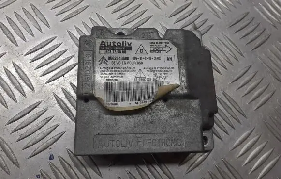 Citroen C4 I Airbag control unit/module 9662643680
