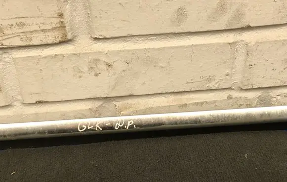 Mercedes-Benz GLK (X204) Front door glass trim molding A2047252265