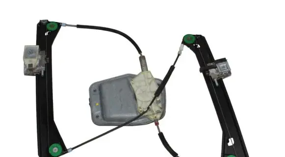 Volkswagen Scirocco Front door window regulator with motor 1K8837402Q