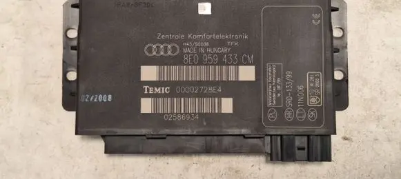 Audi A4 S4 B7 8E 8H Comfort/convenience module 8E0959433CM 00002728E4 02586934