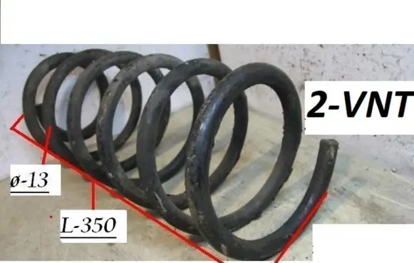 Volkswagen Jetta II Front coil spring W42783