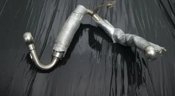 Audi A3 S3 8P Turbo turbocharger oiling pipe/hose 06H121497D