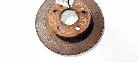 Opel Astra G Rear brake disc neventiliuojamas