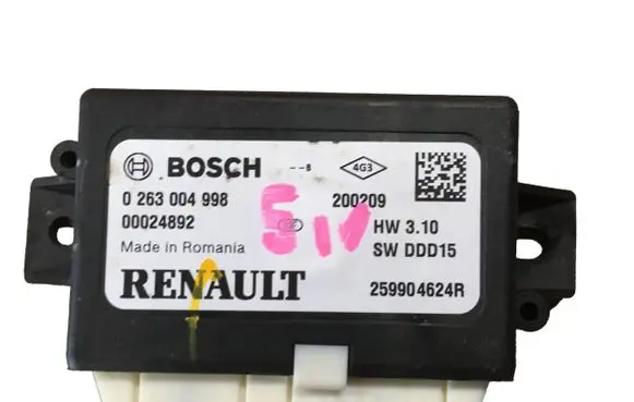 Renault Scenic IV - Grand scenic IV Parking PDC control unit/module 259904624R 00024892 0263004998