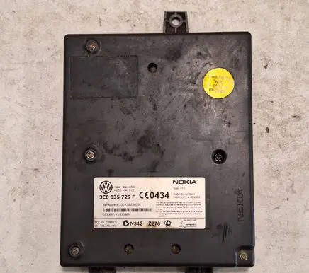 Volkswagen PASSAT B6 Phone control unit/module 3C0035729F 00104AE8805A N342EZ276