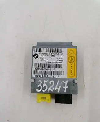 BMW 7 E65 E66 Airbag control unit/module 037075066 002571507 65776922939