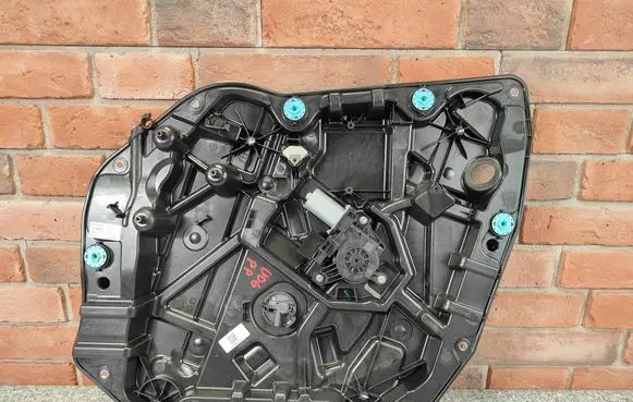 Front door window regulator with motor