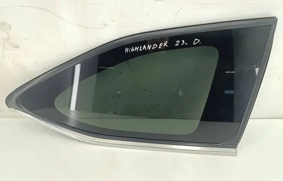 Toyota Highlander XU70 Rear side window 43R001956 DOT15AS3