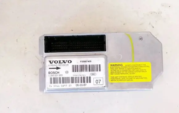 Volvo XC70 Airbag control unit/module 0285001655 p30667469