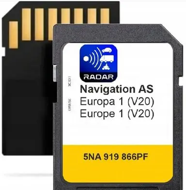 Skoda Octavia Mk3 (5E) Navigation maps CD/DVD MIB2